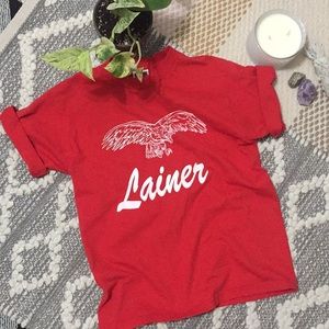 🦅 Lanier red t-shirt